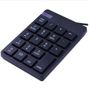 Onn USB Numeric 10-Key Pad, 4 Ft USB Cable, for Windows 8 or Newer